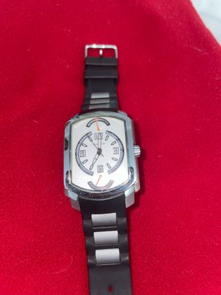 Reloj RACER Negro y Plateado