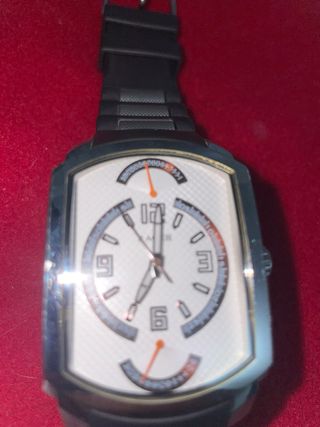 Reloj RACER Negro y Plateado