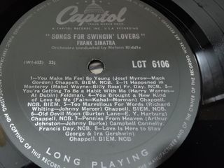 Vinilo Frank Sinatra Songs for Swingin' Lovers!