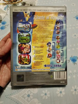 Sonic Heroes PS2 Platinum