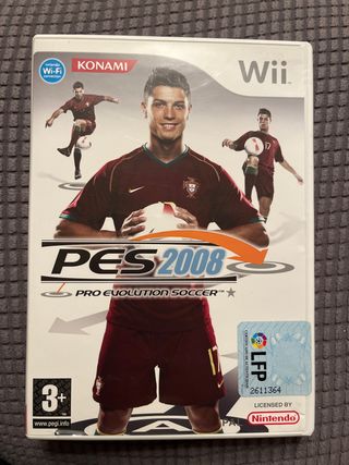 PES 2008 Wii Konami