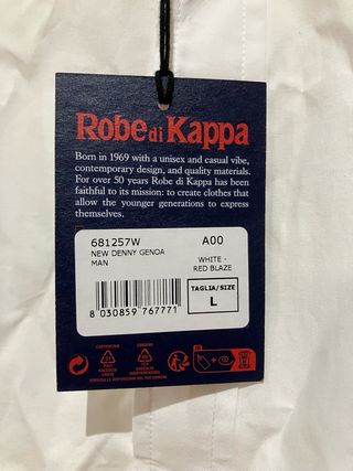 Camicia Robe di Kappa L - Genoa
