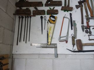 Lote 3 Herramientas Carpintería Antiguas