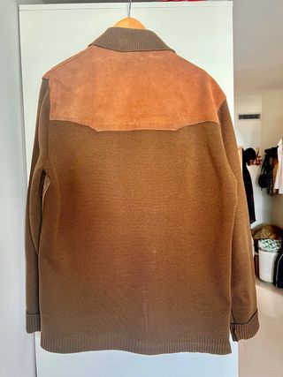 LIQUIDACIÓN: Chaqueta de piel vintage marrón