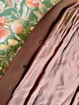 LIQUIDACIÓN: Chaqueta de piel vintage marrón