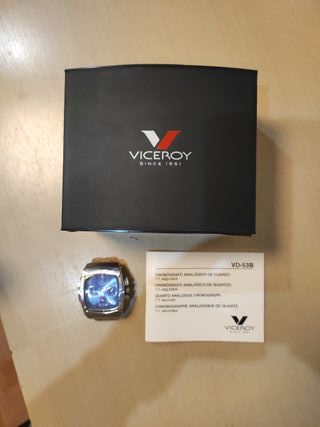 Reloj Viceroy Cronógrafo Azul y Plateado