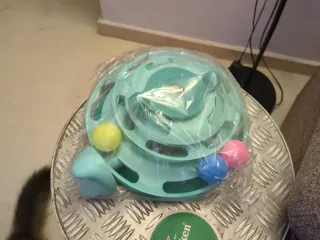Juguete para gatos con pelotas