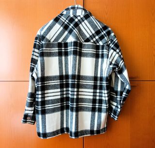 Chaqueta Zara Cuadros Unisex Talla M