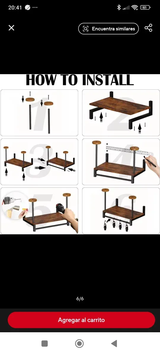 Estante para cascos y chaquetas de moto