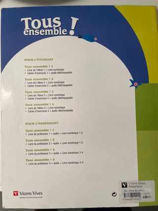 Libro B1 Francés: TOUS ENSEMBLE