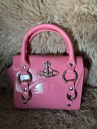 Bolso Vivienne Westwood Rosa Charol