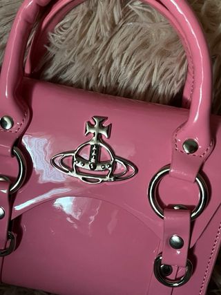 Bolso Vivienne Westwood Rosa Charol