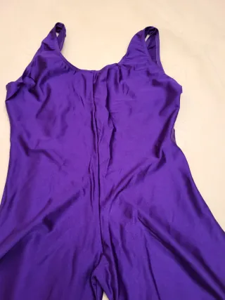 Body Maillot Largo Vintage Morado.  Regalo tangas.