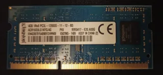 Memoria RAM Kingston 4GB DDR3L