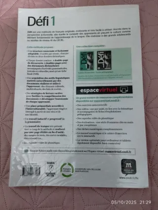 Défi 1 (A1). 