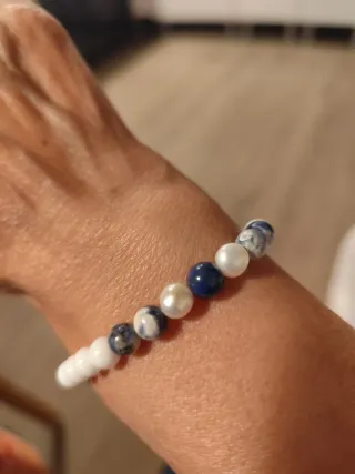 Pulsera Onix Blanco para meditar 