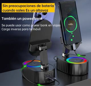 Soporte ajustable para tablet y móvil