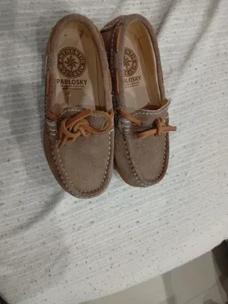 Zapatos Pablosky niño beige/marrón talla 26