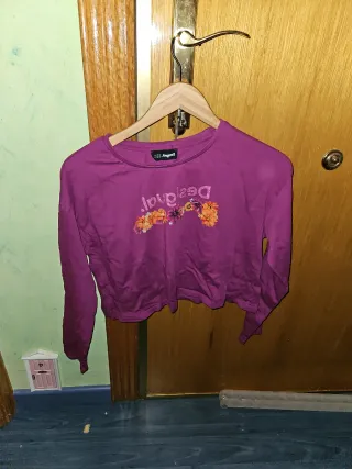 Camiseta Desigual manga larga flores