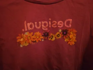 Camiseta Desigual manga larga flores