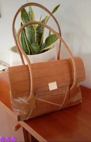 Borsa Luana vera pelle marrone