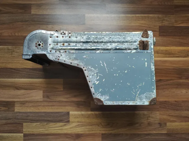 Caja Munición Avion MiG-15 URSS. Guerra Fria