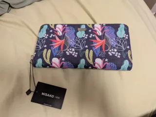 Monedero Misako estampado floral
