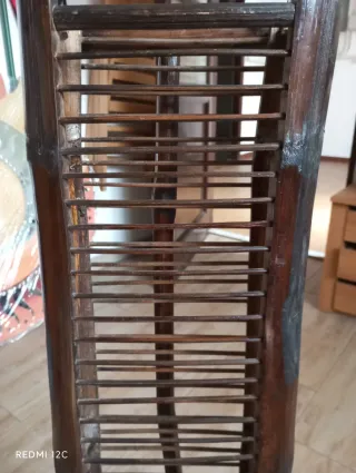 Porta CD in bambù e legno