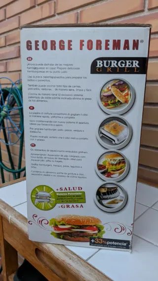 George Foreman Burger Grill