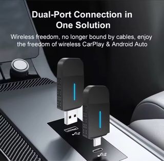 Adaptador Wireless CarPlay Android Auto