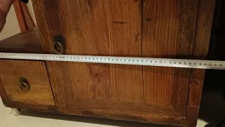 Mueble madera exótica escalonado