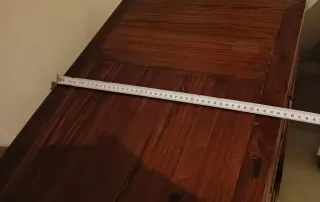 Mueble madera exótica escalonado