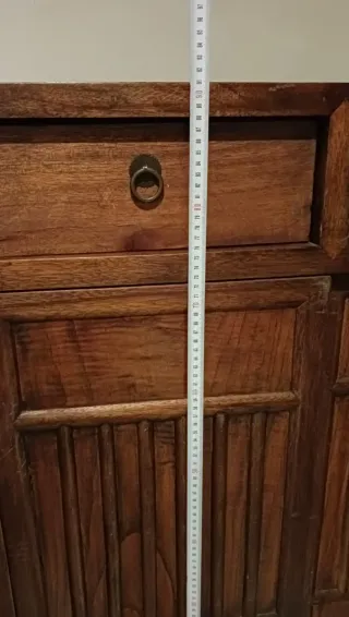 Mueble madera exótica escalonado