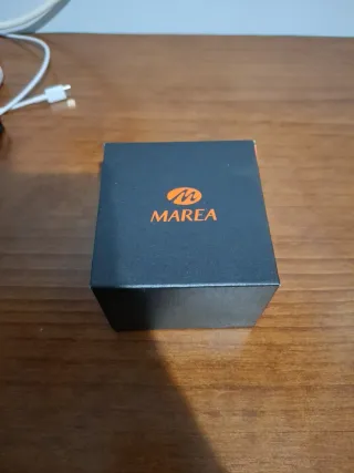 Reloj Marea Negro y Naranja