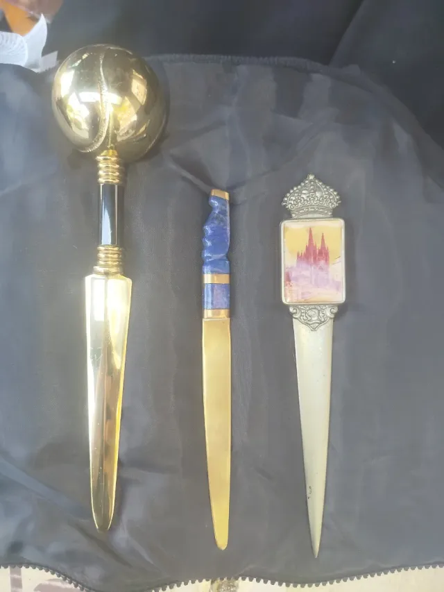 Lote 3 Antiguos Abrecartas