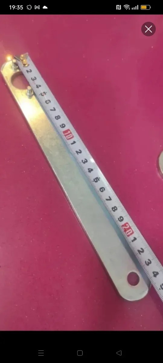 Llave radial y arandela