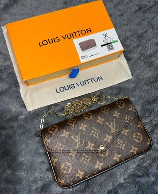 Cartera Louis Vuitton Marrón