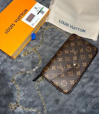 Cartera Louis Vuitton Marrón