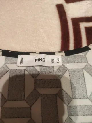 Vestido estampado geométrico