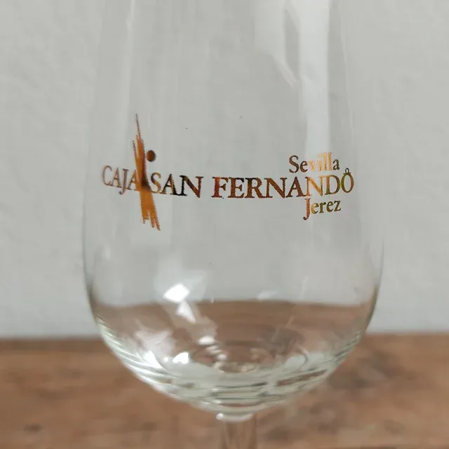 3 Catavinos Vintage Vidrio Soplado con Logo