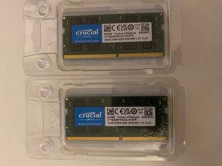 2 módulos de memoria Crucial 16GB DDR4-3200 SODIMM
