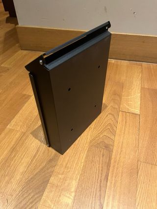 Buzón metálico moderno de exterior negro