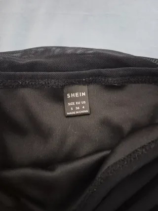 Minifalda fruncida doble forro