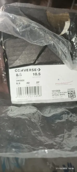 Converse CT All Star Hi White Talla 42