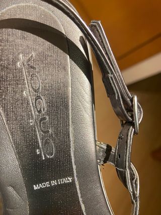 Sandalias vestir VOGUE plateadas