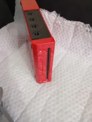 Nintendo Wii Roja - Funciona + Cables