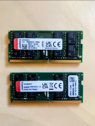 32GB Dual Channel Kingston 2Rx8 (2x16GB) DDR4 NEW 