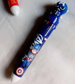 Caneta 10 Cores Marvel - unidade