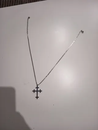 Collar Cruz Plata