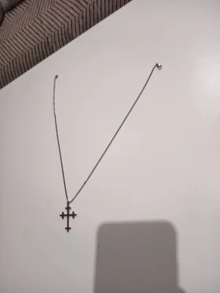 Collar Cruz Plata